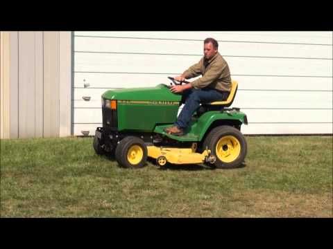 Lot 9. John Deere 425 Riding Mower 20hp John Deere 425 Riding Mower 20hp V Twin Liquid Cooled With 54 Mowing Deck 869 Hours Online Auction...