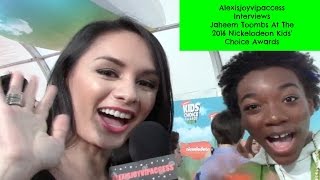 Jaheem Toombs Interview With Alexisjoyvipaccess - 2016 Nickelodeon Kids Choice Awards