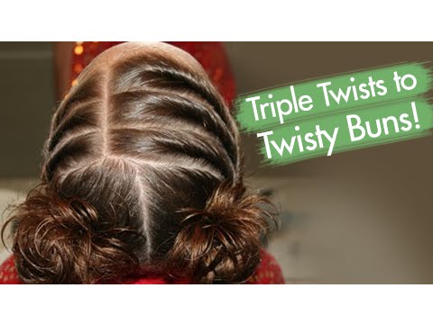 Cute Girls Hairstyles - Triple Twists to Twisty Buns. May 2, 2010 9:32 AM
