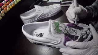 Joker Speed Drawing On Vans