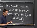 Lec 1 | MIT 18.01 Single Variable Calculus, Fall 2006