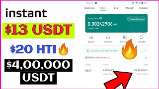 Free 13 Usdt Instant Usdt Bonus Coinstore Usdt Bonus