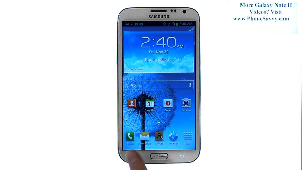 Samsung Galaxy Note II - How Do I Disable Auto-Rotate Screen Feature