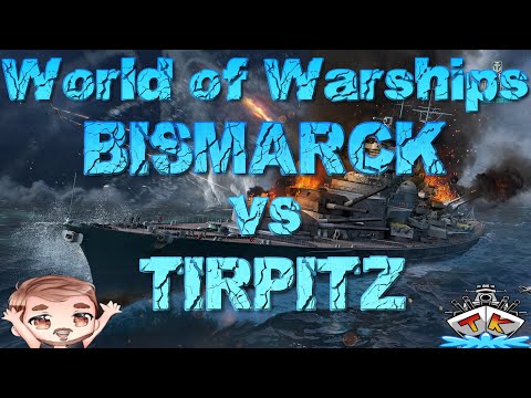 12 Bismarck vs 12 Tirpitz &quot;DIE ENTSCHEIDUNG&quot; TK Spiele &quot;Kradonische Gefechte&quot; in World of Warships