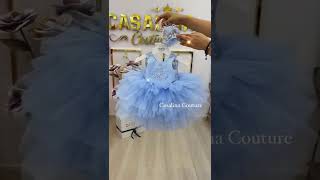 Casalina Couture Bella Dress Blue-Silver
