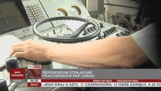 Referendum Strajkowe Pkp Cargo Tvp Info, 24.06.2013