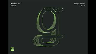 Download Meridiana Pro Font