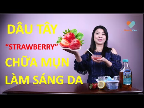 Cách Làm Mặt Nạ Dâu Tây Trị Mụn Hiệu Quả Nhất / AcneFighting Strawberry Honey Face Scrub