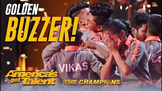 V. Unbeatable: The Indian Dance Crew BACK For a Second Chance Get Golden Buzzer!