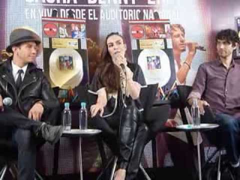 SASHA.BENNY.ERIK en conferencia comentan próximos planes y concierto FORO SOL