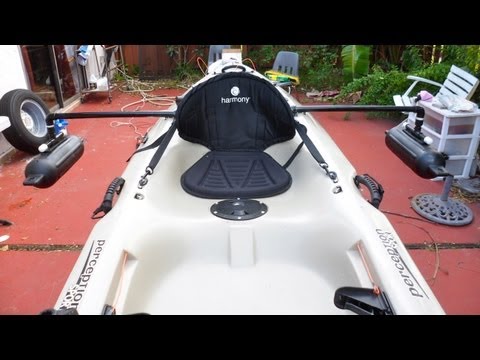 How to make a cool Mini Outrigger Canoe or Kayak stabilizer for $20 a 