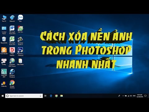 Cách xóa nền ảnh trong Photoshop nhanh nhất
