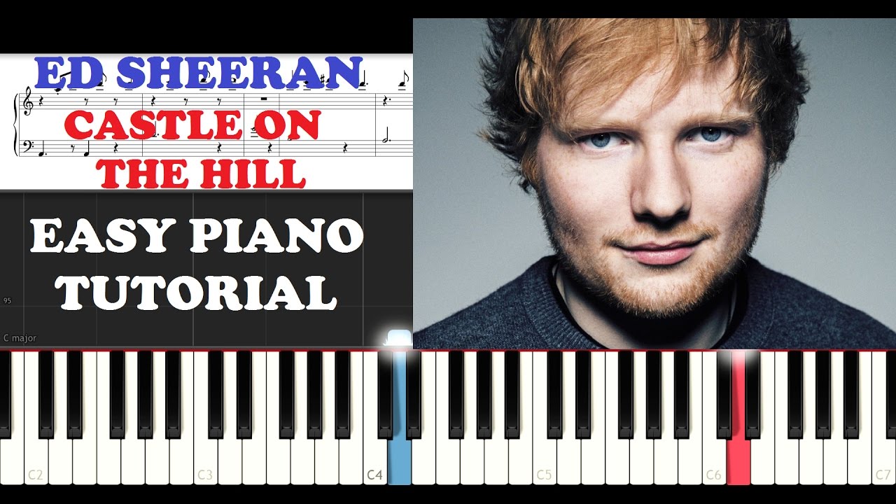 Ed Sheeran - Castle on the Hill (EASY Piano Tutorial )