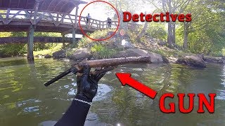 Working With Detective Unit to find GUN involved in Shooting!! (Underwater) Working With Detective Unit to find GUN involved in Shooting!! (Underwater)