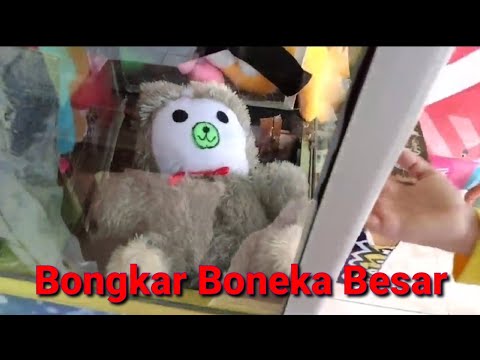 CAPIT BONEKA II CLAW MACHINE bongkar boneka jumbo sampai nyangkut