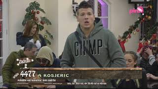 Zadruga - Sloba I Kija Komentarišu Novogodišnju Posetu - 03.01.2018.
