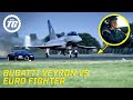 BBC: Bugatti Veyron vs Euro Fighter Typhoon Drag Race - Top Gear