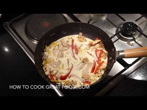 VIDEO : chicken cream pasta recipe - easy creamy pasta sauce - chicken cream pasta recipe- easychicken cream pasta recipe- easycreamy pasta sauceas part of the how to cook great network - http://www. ...