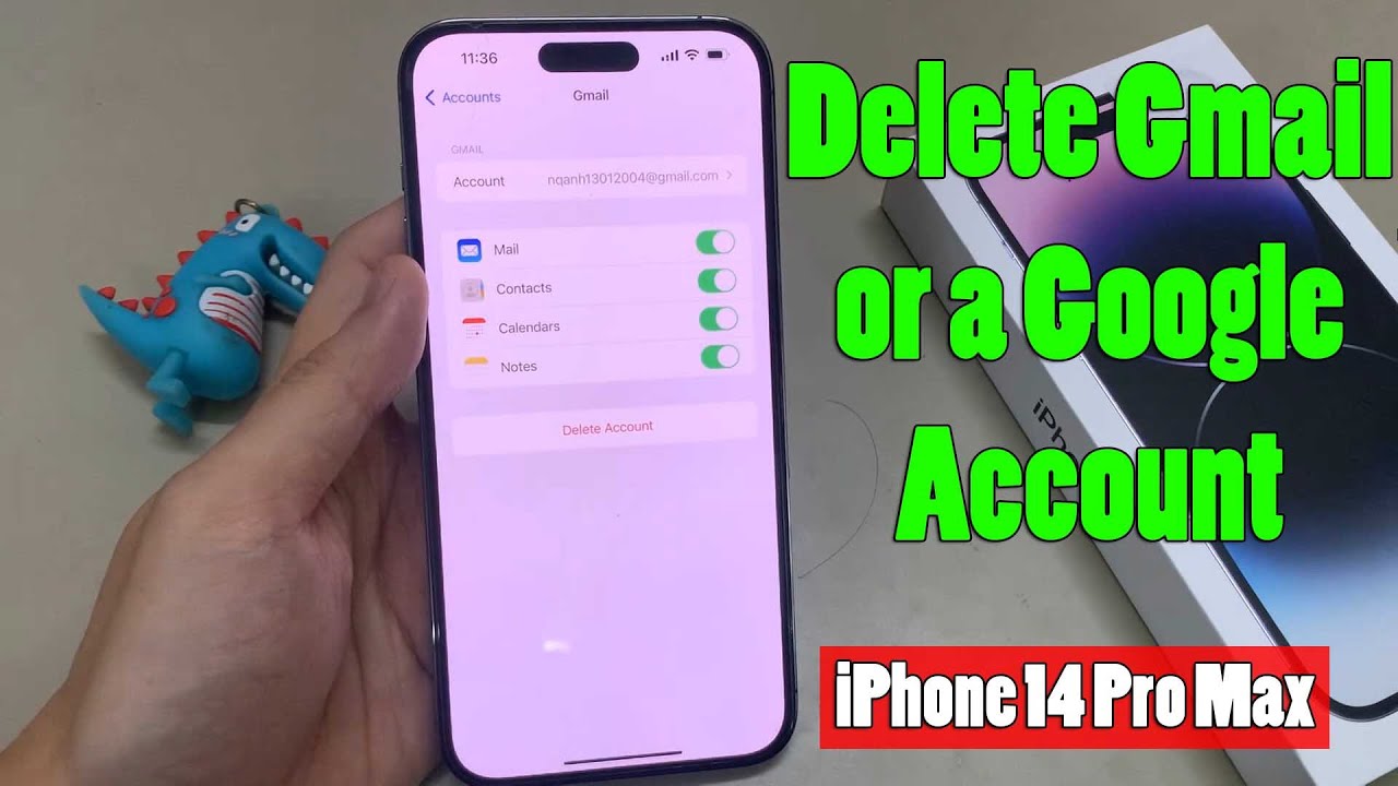 iPhone 14 Pro Max: How to Delete Gmail or a Google iPhone 14 Pro Max: How to Delete Gmail or a Google