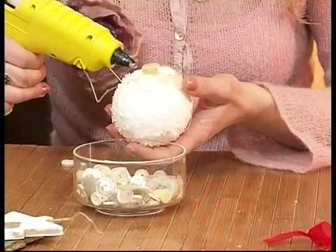 Посмотреть ролик - Новогодние игрушки своими руками.