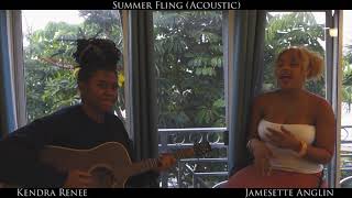 Jamesette Anglin - Summer Fling Acoustic ft Kendra Renee I Live Performance
