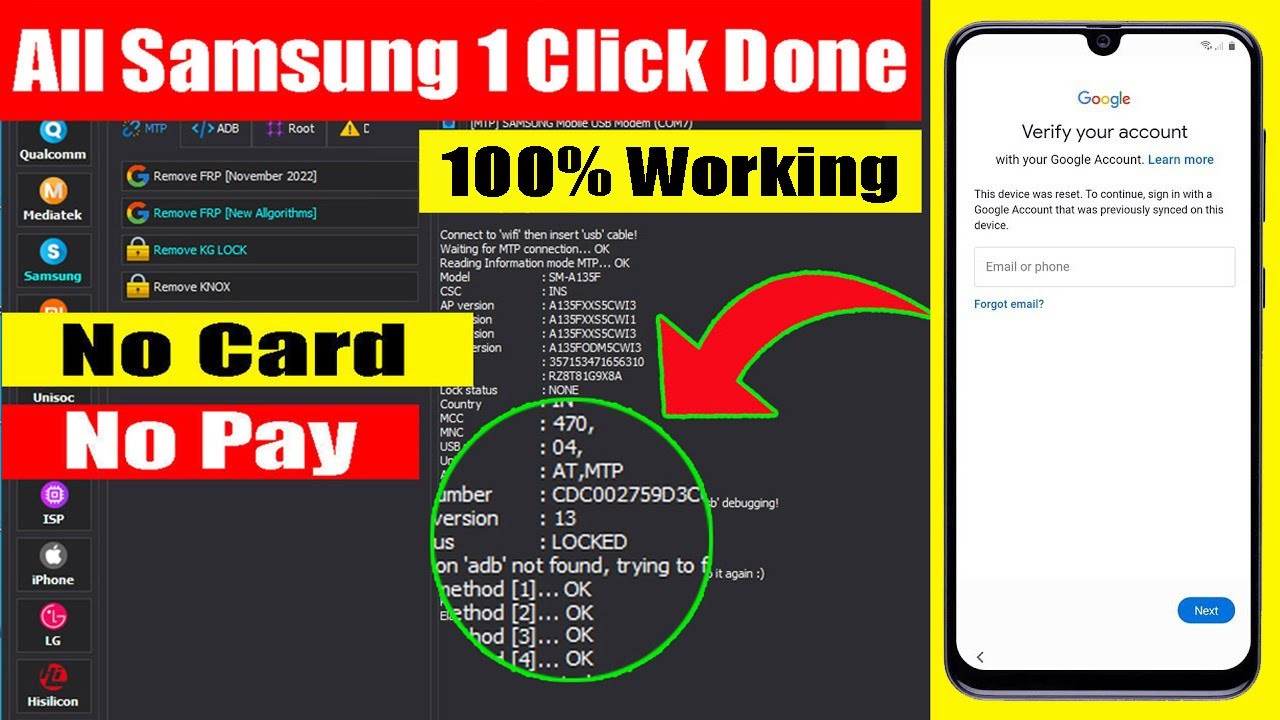 New FRP Tool 2023 enable adb fail | Samsung android 13 New FRP Tool 2023 enable adb fail | Samsung android 13