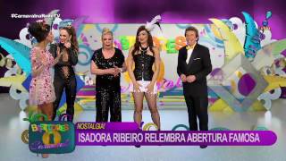 Isadora Ribeiro e Rogéria fazem reinvenção de abertura do Fantástico