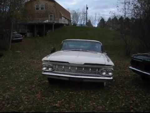 This is a friend of mine's 1959 Chevrolet Impala Convertible Project and his