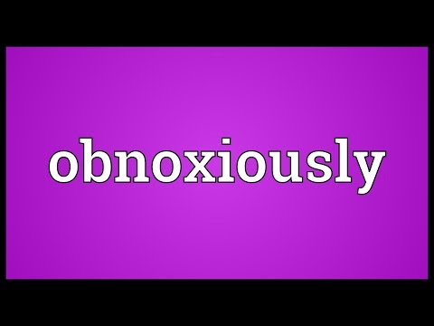 Header of obnoxiously