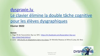 La double tâche cognitive pour les élèves DYS
