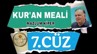Kuran-I Keri̇m Meali̇ -7.Cüz - Mazlum Ki̇per