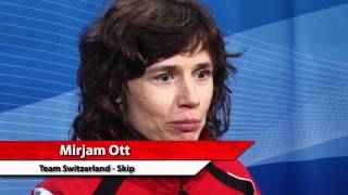2012 Ford World Women's Curling Championship Semi-final Media Scrum