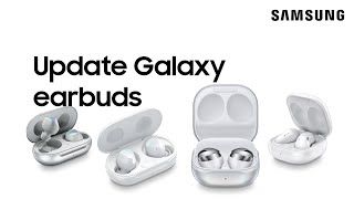01. How to update your Galaxy earbud software using the Wearable app | Samsung US