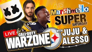 Marshmello's Super Saturday  W/ Juju Smith Schuster + Alesso + Royalize | Call Of Duty Warzone Live