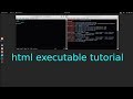 Html executable tutorial and apache2 change index.html location in Linux