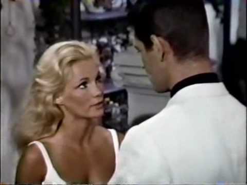 Yvette Mimieux in white Bikini with Stephen Boyd