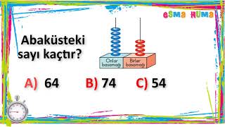 2. Sınıf - Matematik : Test Çöz ! /Doğal Sayılar ( 5 Soru 5 Cevap )