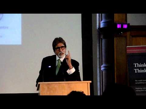 Amitabh Bachchan reciting Madhushala in Oxford - Distinguished...