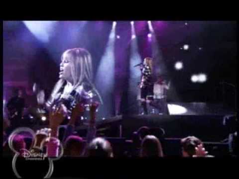 hannah montana - rockstar - OFFICIAL concert music video