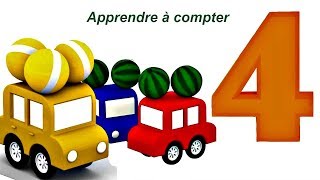 Compilation ? 4 - 4 voitures pour apprendre les couleurs