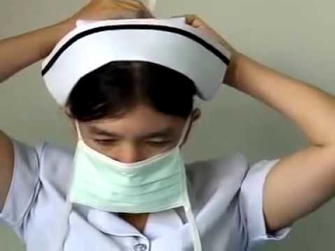 Angry surgical masked lady nurse gives fan compilations