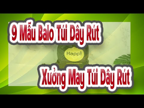 9 Mẫu Balo Dây Rút Xưởng May Hợp Phát