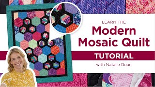 Learn Crumb Piecing & Y Seams With The Modern Mosaic Quilt Free Quilting Tutorial
