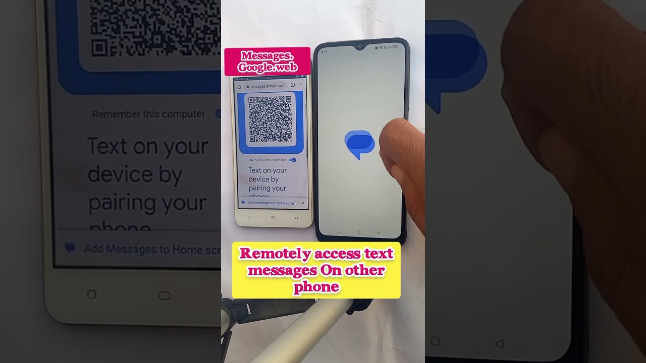 Remotely access text messages on another phone Remotely access text messages on another phone