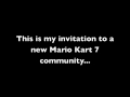Mario Kart 7 invitation