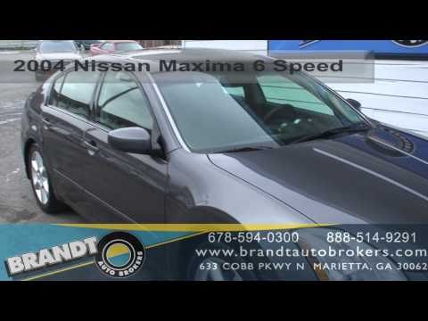 2005 nissan maxima 6 speed manual