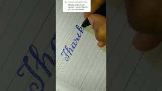 Tharika Name Request Calligraphy Videos