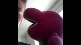 Barney Scene Shout Out Video Slow Motion Try Not To Laugh