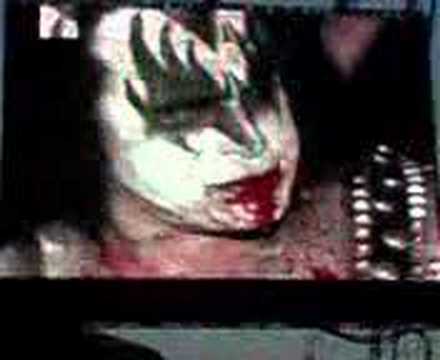 gene simmons spitting blood