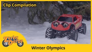Zerby Derby |🚗| WINTER OLYMPICS |🏅| New Episodes |❄️| Zerby Derby Special | Kids Cars